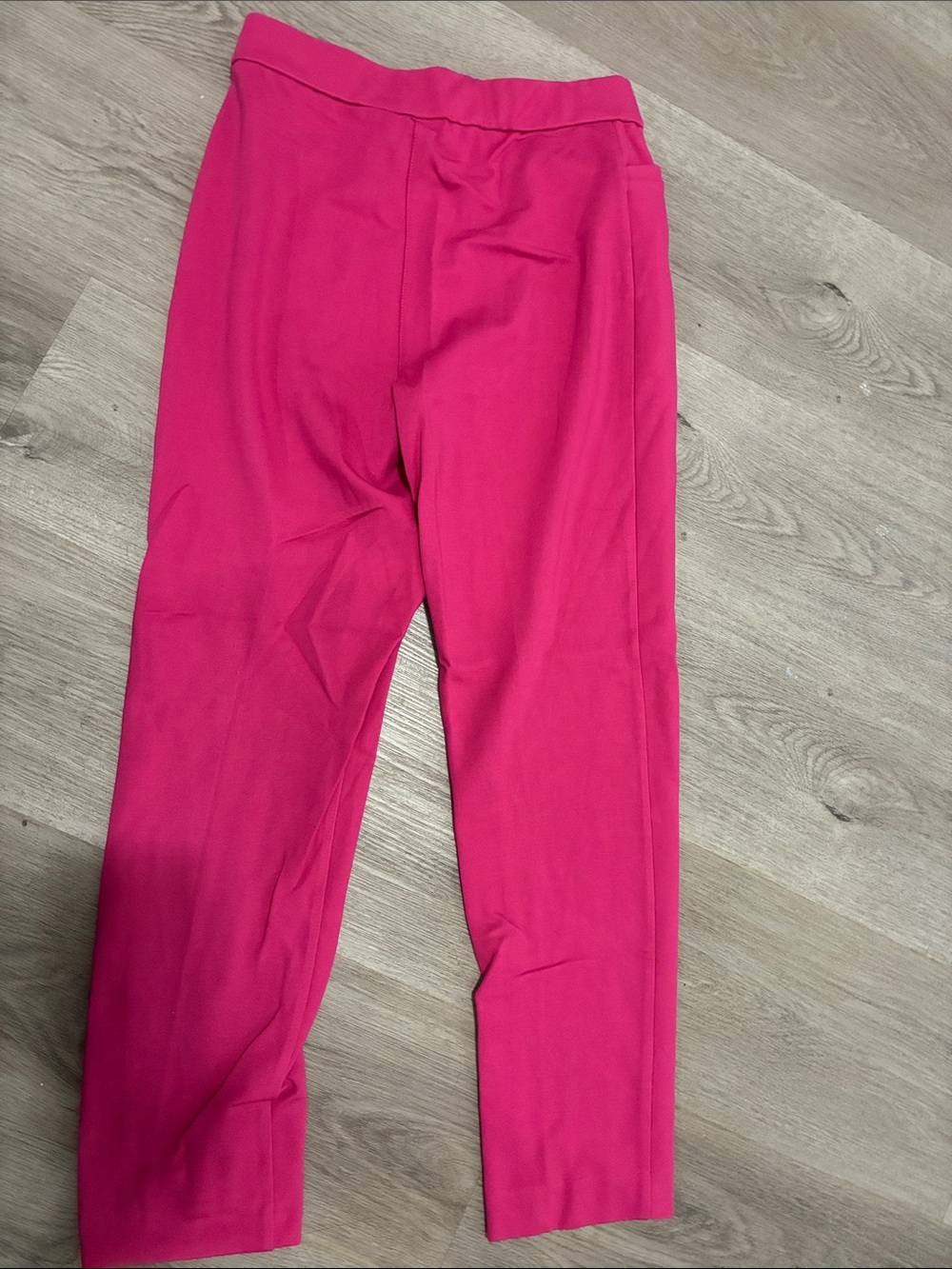 Susan Graver Vibrant Fuchsia Straight Leg Pants - Picture 4 of 6